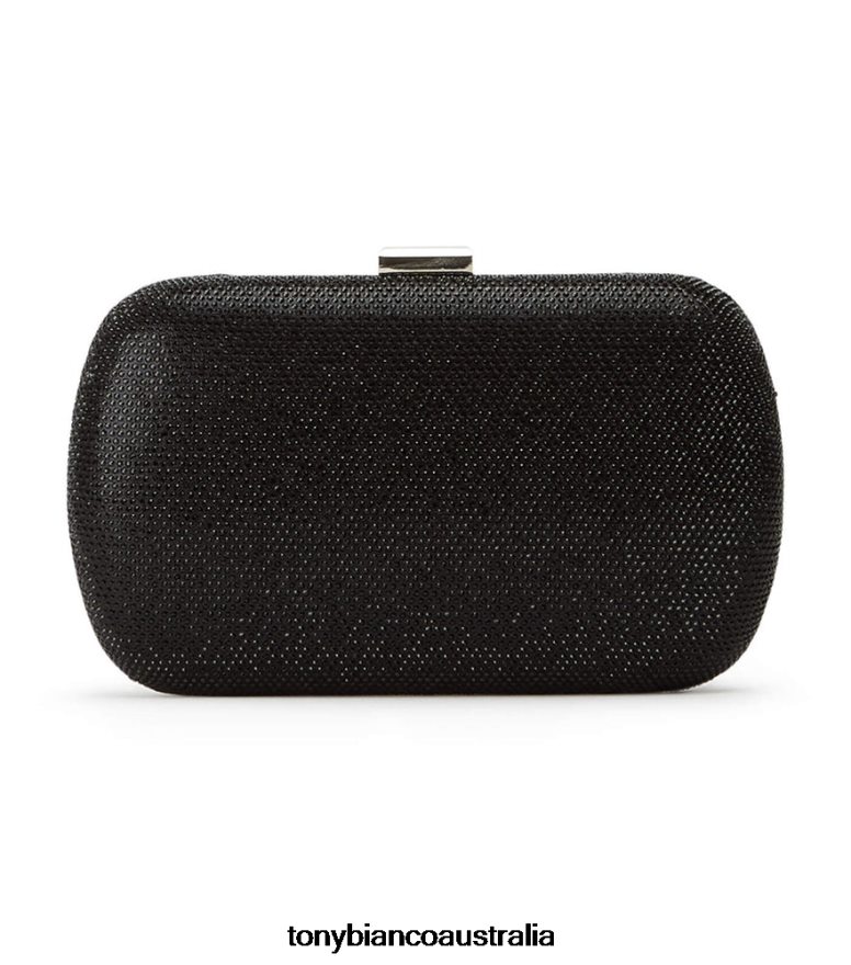 Tony Bianco | Women Black Crystal Cori Clutch DD6F6J309