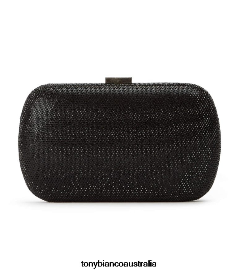 Tony Bianco | Women Black Crystal Cori Clutch DD6F6J309