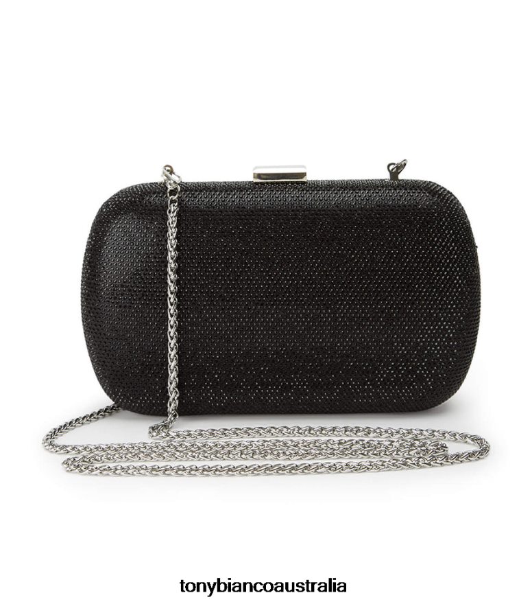 Tony Bianco | Women Black Crystal Cori Clutch DD6F6J309