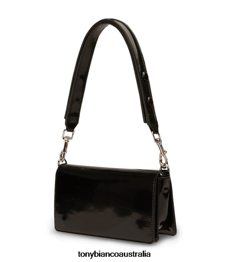 Tony Bianco | Women Black Hi Shine Clove Shoulder Bag DD6F6J692