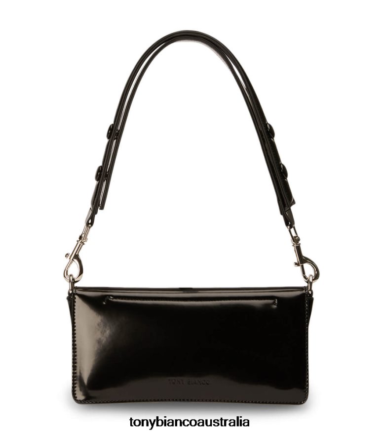 Tony Bianco | Women Black Hi Shine Clove Shoulder Bag DD6F6J692