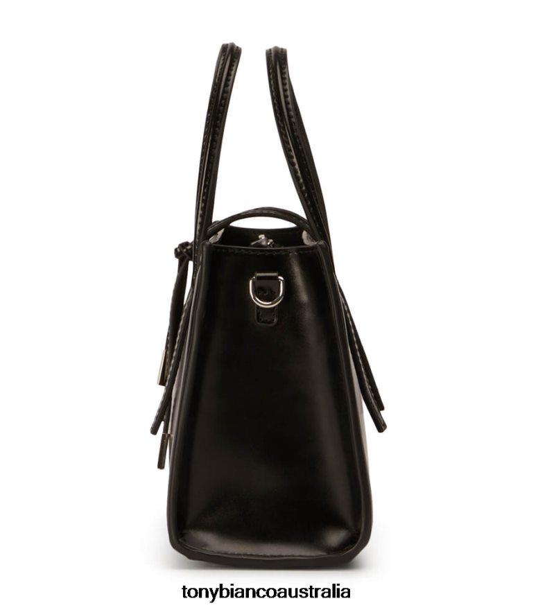Tony Bianco | Women Black Hi Shine Dani Mini Handbags DD6F6J697