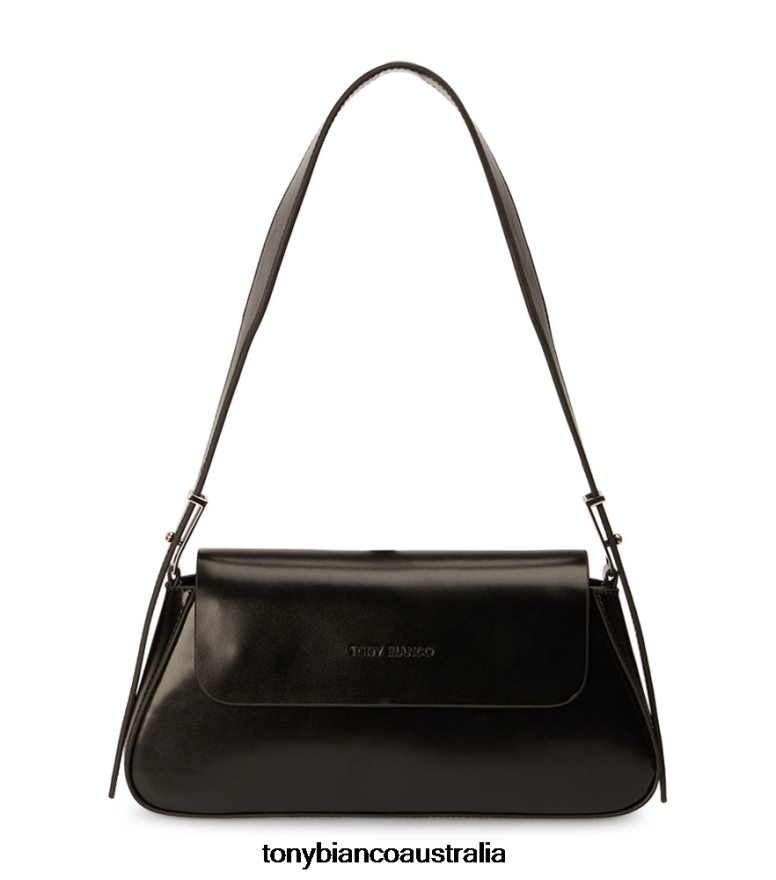 Tony Bianco | Women Black Hi Shine Villa Shoulder Bag DD6F6J685