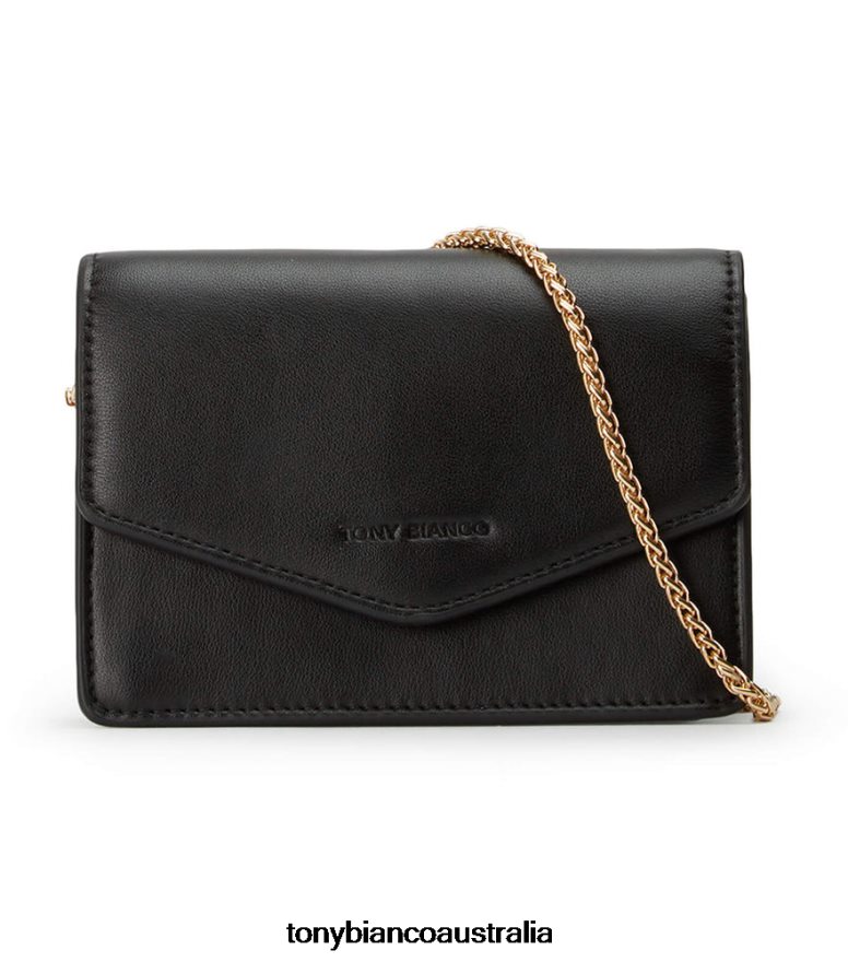 Tony Bianco | Women Black Leather Dayna Cross Body Bag DD6F6J701