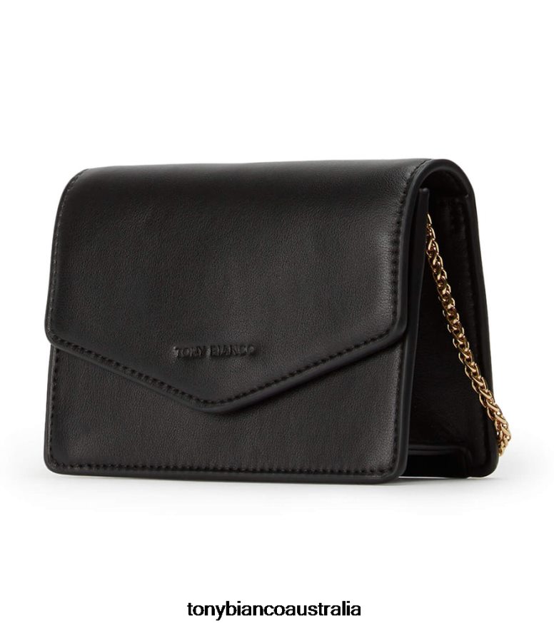 Tony Bianco | Women Black Leather Dayna Cross Body Bag DD6F6J701