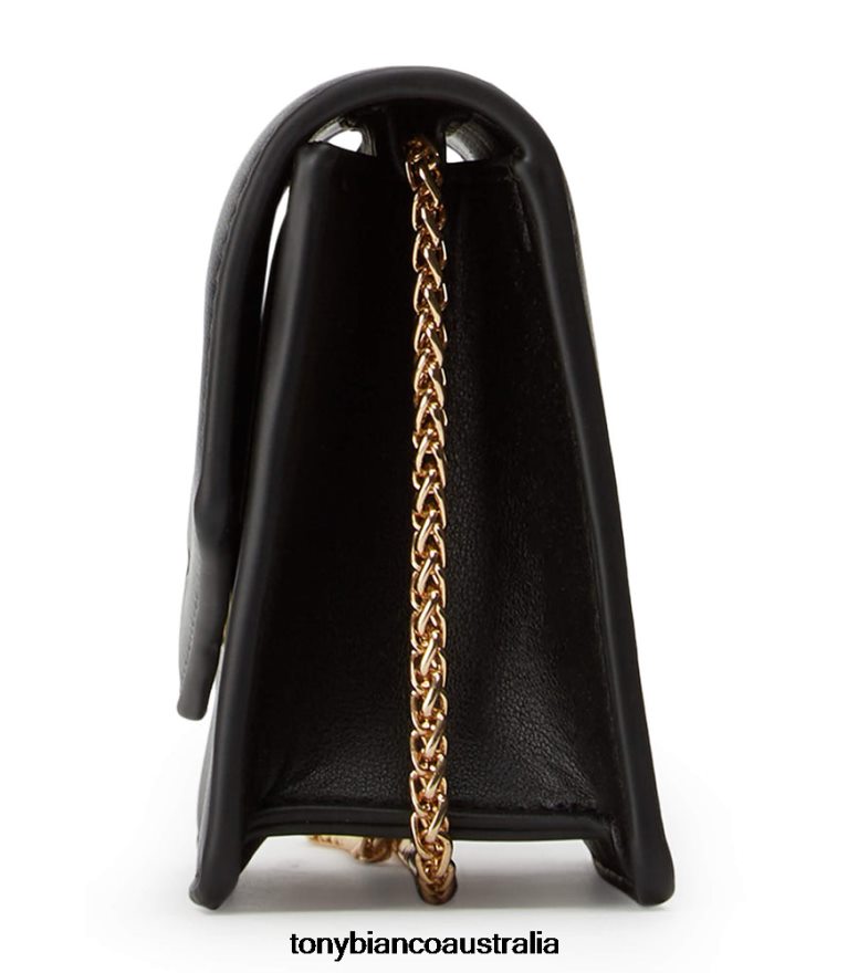 Tony Bianco | Women Black Leather Dayna Cross Body Bag DD6F6J701