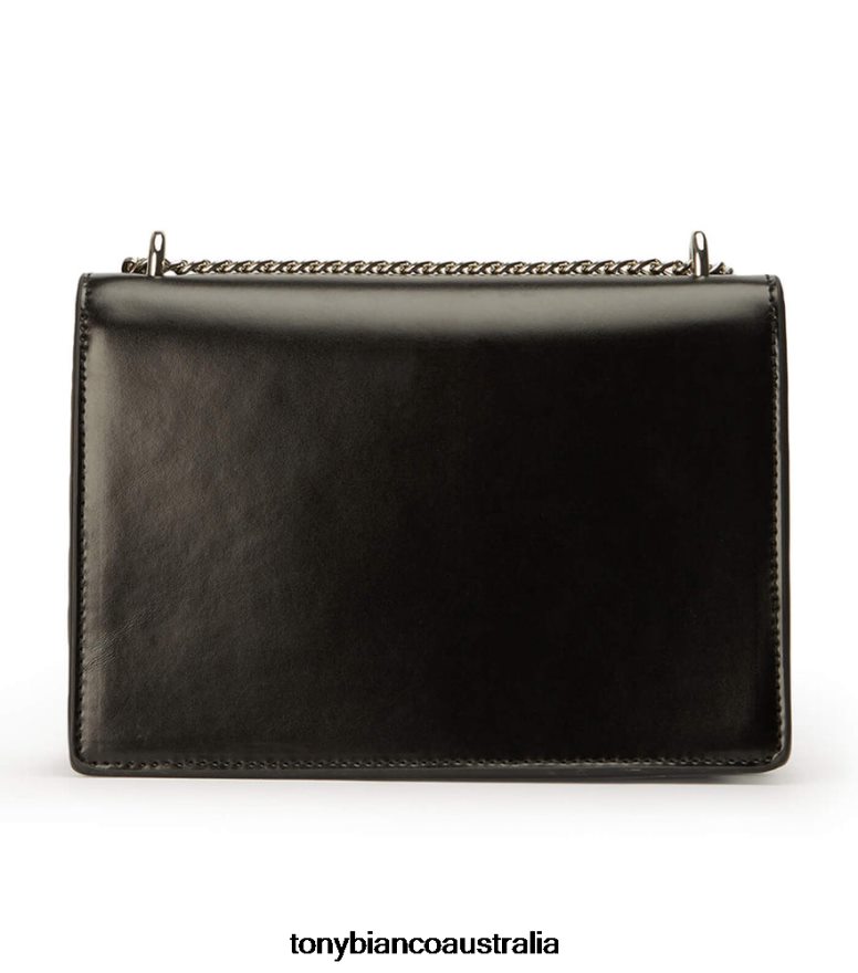 Tony Bianco | Women Black Leather Desire Cross Body Bag DD6F6J702