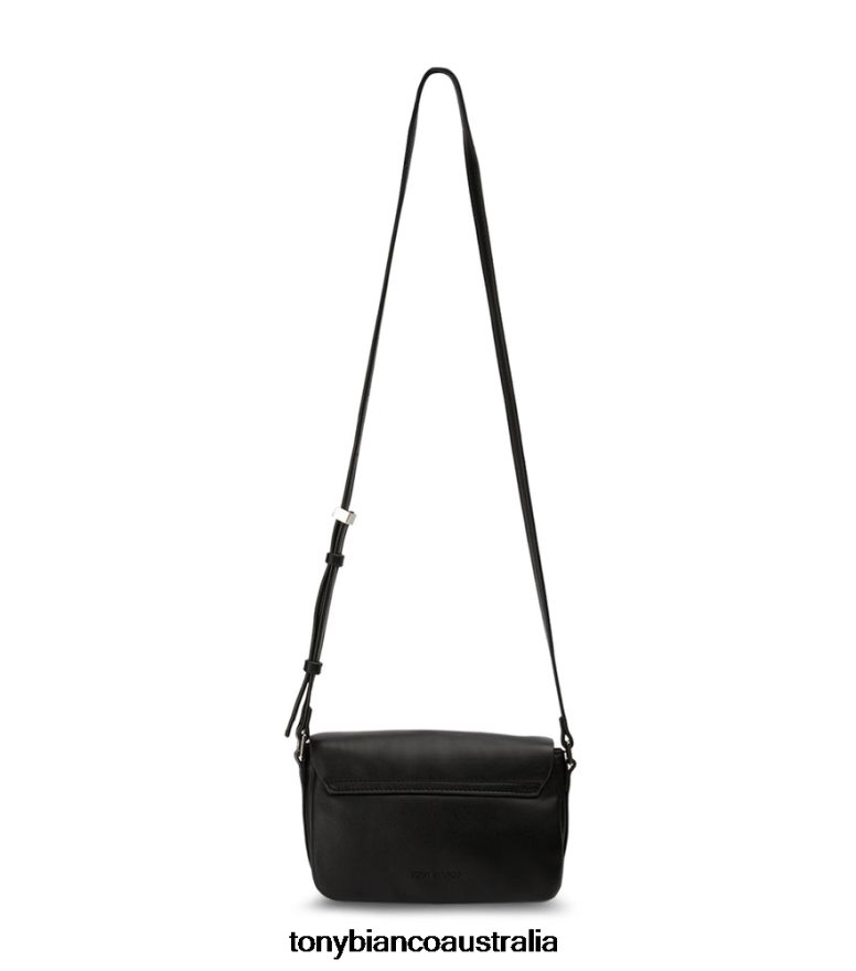 Tony Bianco | Women Black Leather Glinda Cross Body Bag DD6F6J695