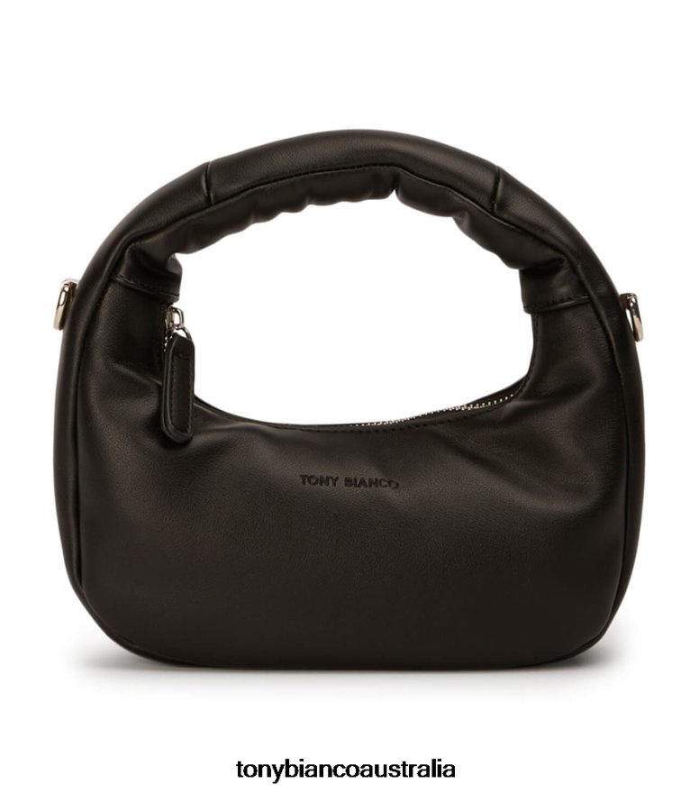 Tony Bianco | Women Black Leather Glowy Mini Handbags DD6F6J700