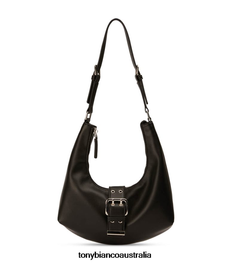 Tony Bianco | Women Black Leather Zali Shoulder Bag DD6F6J694