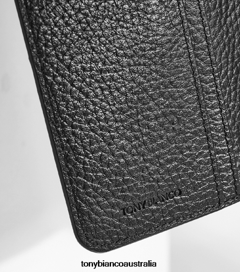 Tony Bianco | Women Black Oxford Bag Passport Holders Wallet DD6F6J712