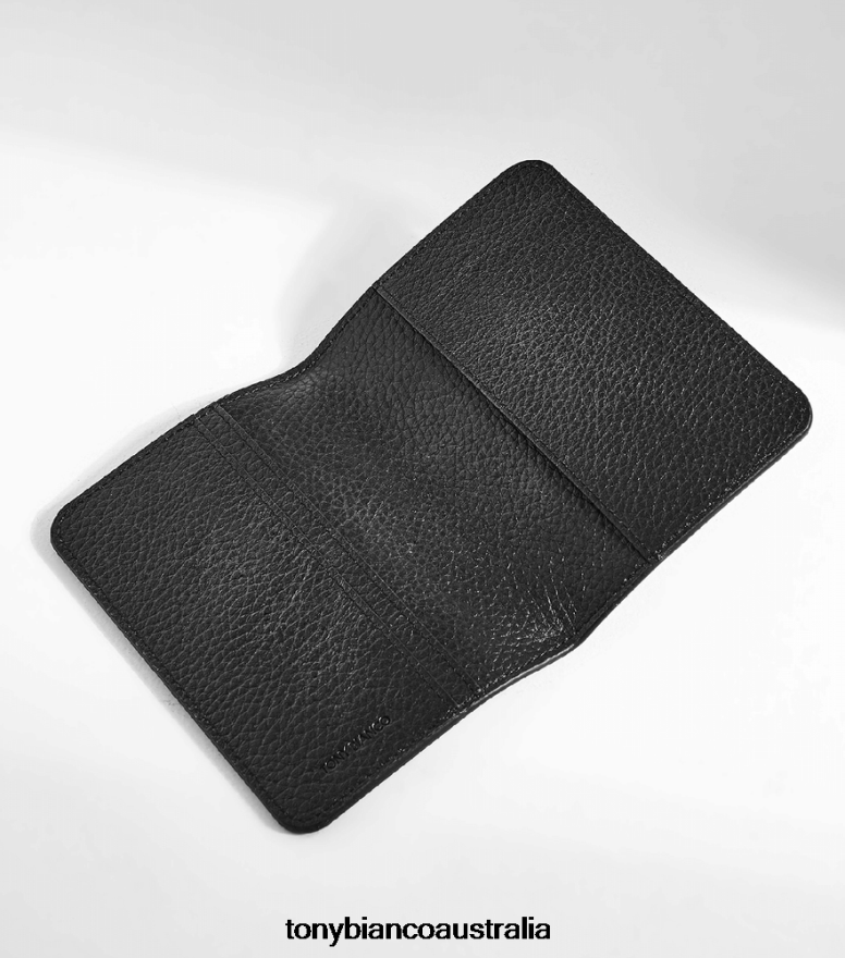 Tony Bianco | Women Black Oxford Bag Passport Holders Wallet DD6F6J712