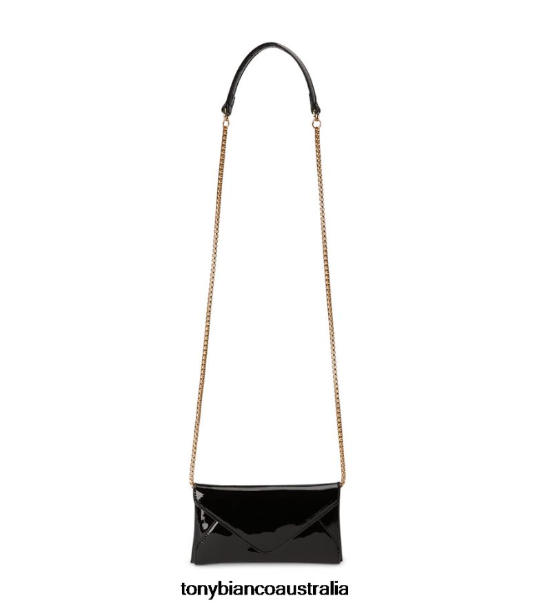 Tony Bianco | Women Black Patent Myssa Mini Handbags DD6F6J682