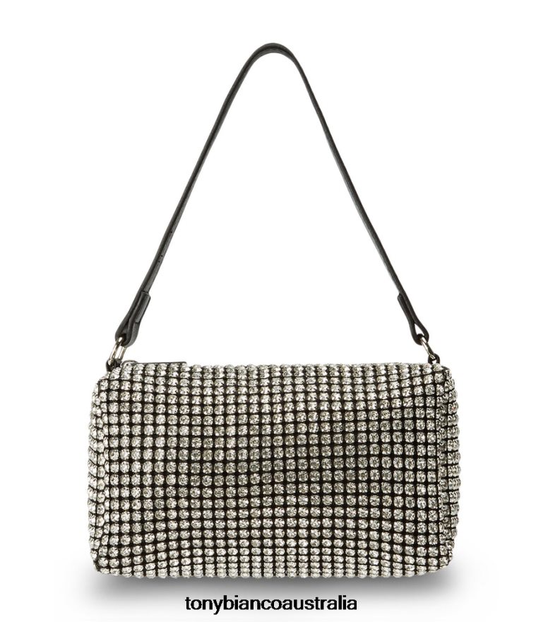 Tony Bianco | Women Clear Crystal Moma Mini Handbags DD6F6J310