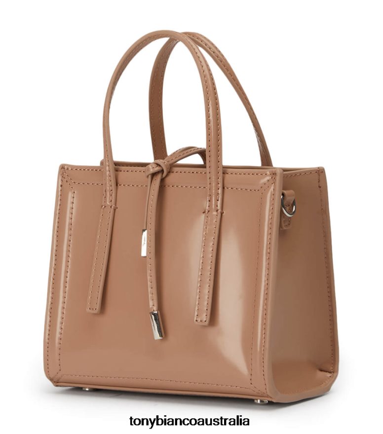 Tony Bianco | Women Latte Hi Shine Dani Mini Handbags DD6F6J696