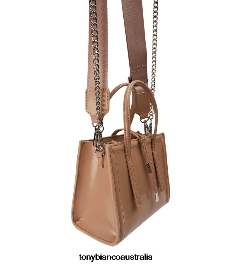 Tony Bianco | Women Latte Hi Shine Dani Mini Handbags DD6F6J696