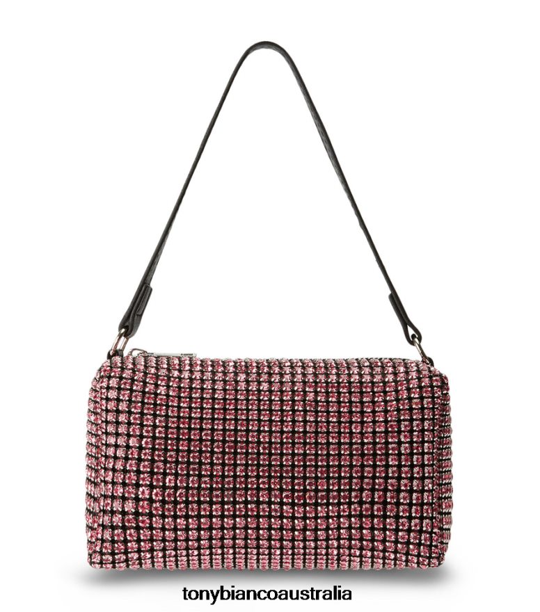 Tony Bianco | Women Pink Crystal Moma Mini Handbags DD6F6J313