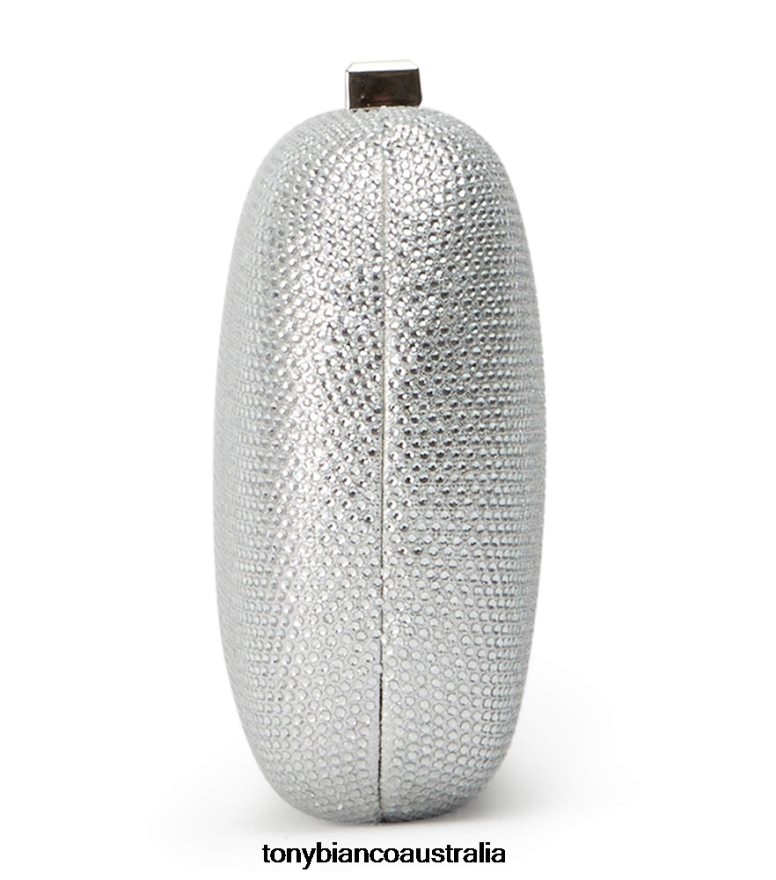 Tony Bianco | Women Silver Crystal Cori Clutch DD6F6J308