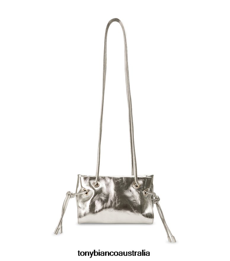 Tony Bianco | Women Silver Shine Vesper Shoulder Bag DD6F6J683