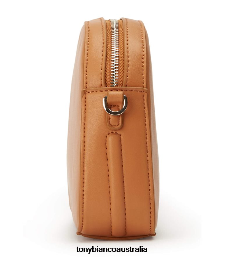 Tony Bianco | Women Tan Leather Woodstoc Cross Body Bag DD6F6J708