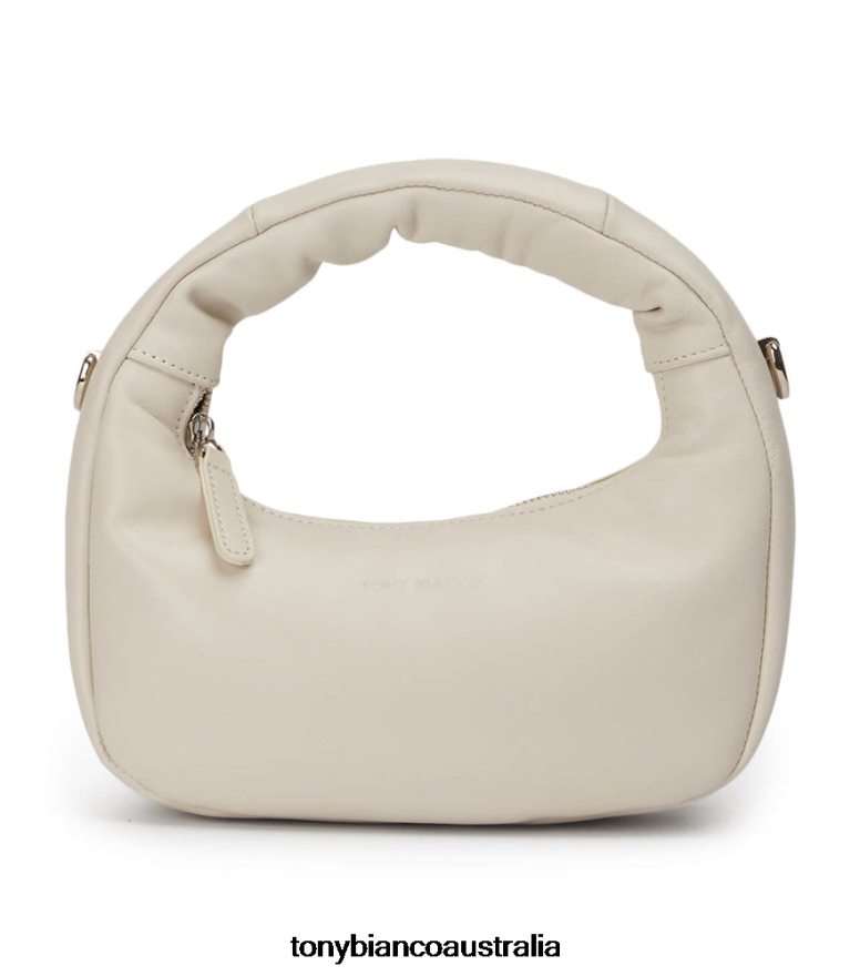 Tony Bianco | Women Vanilla Leather Glowy Mini Handbags DD6F6J699