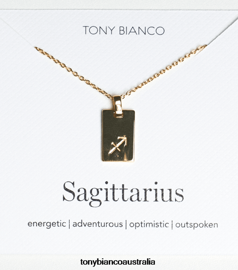 Tony Bianco | Women Gold Sagittarius Zodiac Necklace DD6F6J715