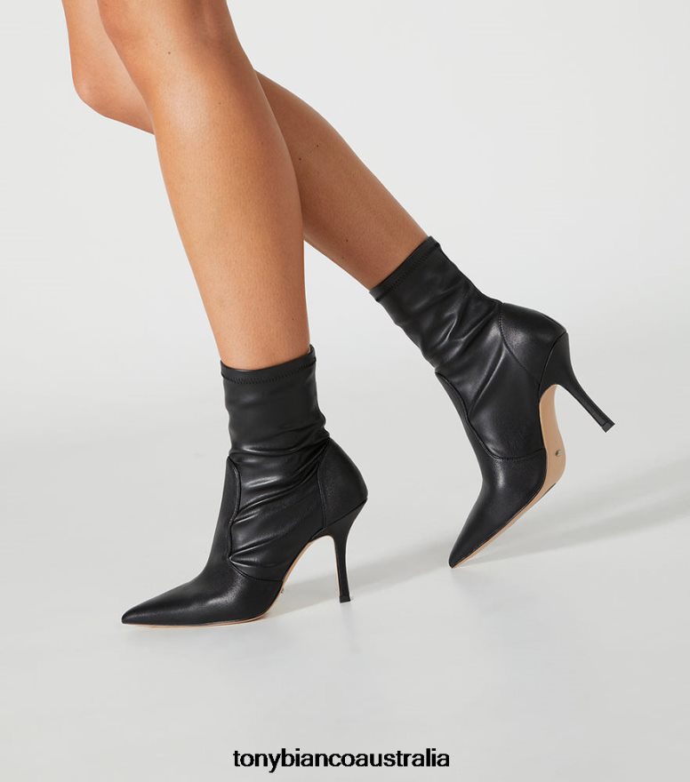 Tony Bianco | Women Black Nappa/Black Venezia Kartia Ankle Boots DD6F6J482