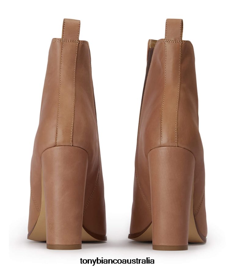 Tony Bianco | Women Caramel Diesel/Choc Wax Leigh Ankle Boots DD6F6J557