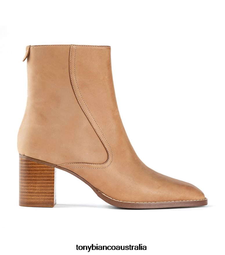 Tony Bianco | Women Caramel Diesel/Choc Wax Westley Ankle Boots DD6F6J538