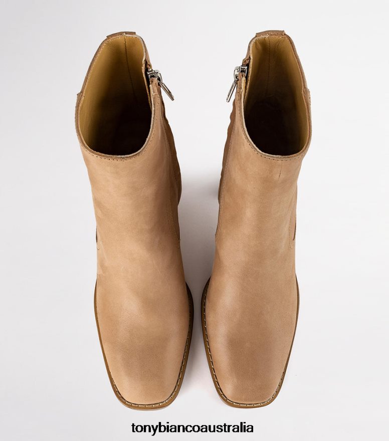 Tony Bianco | Women Caramel Diesel/Choc Wax Westley Ankle Boots DD6F6J538