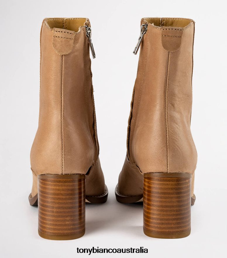 Tony Bianco | Women Caramel Diesel/Choc Wax Westley Ankle Boots DD6F6J538