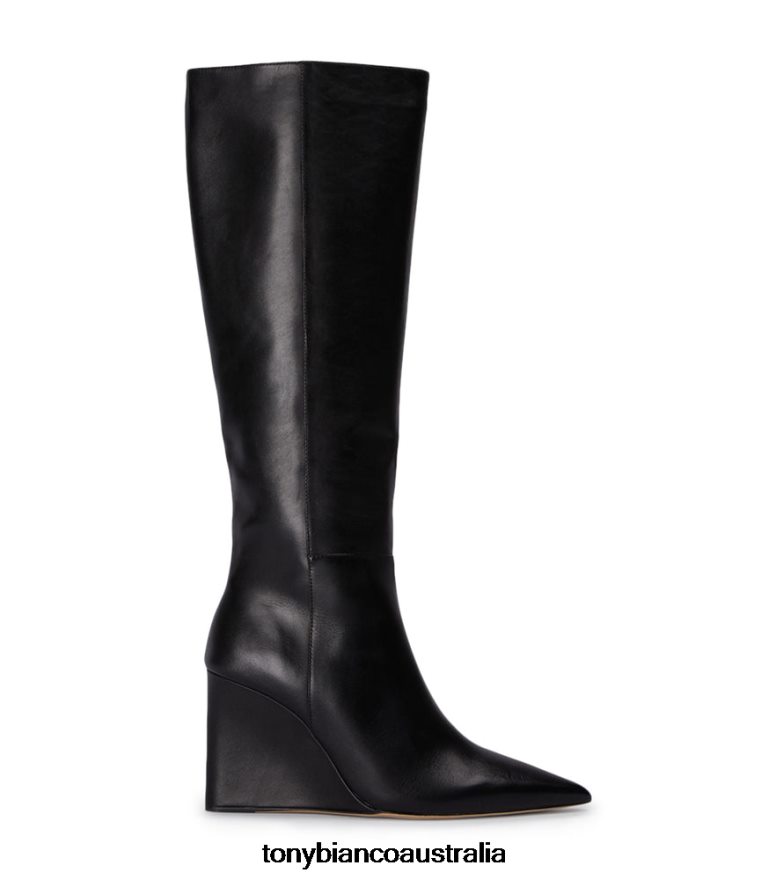 Tony Bianco | Women Black Como Drake Calf Boots DD6F6J393