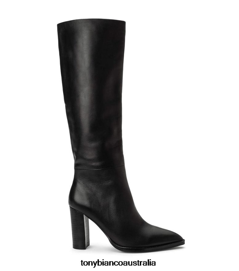 Tony Bianco | Women Black Como Skyla Calf Boots DD6F6J449
