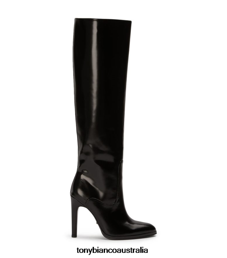 Tony Bianco | Women Black Hi Shine Hot Calf Boots DD6F6J395