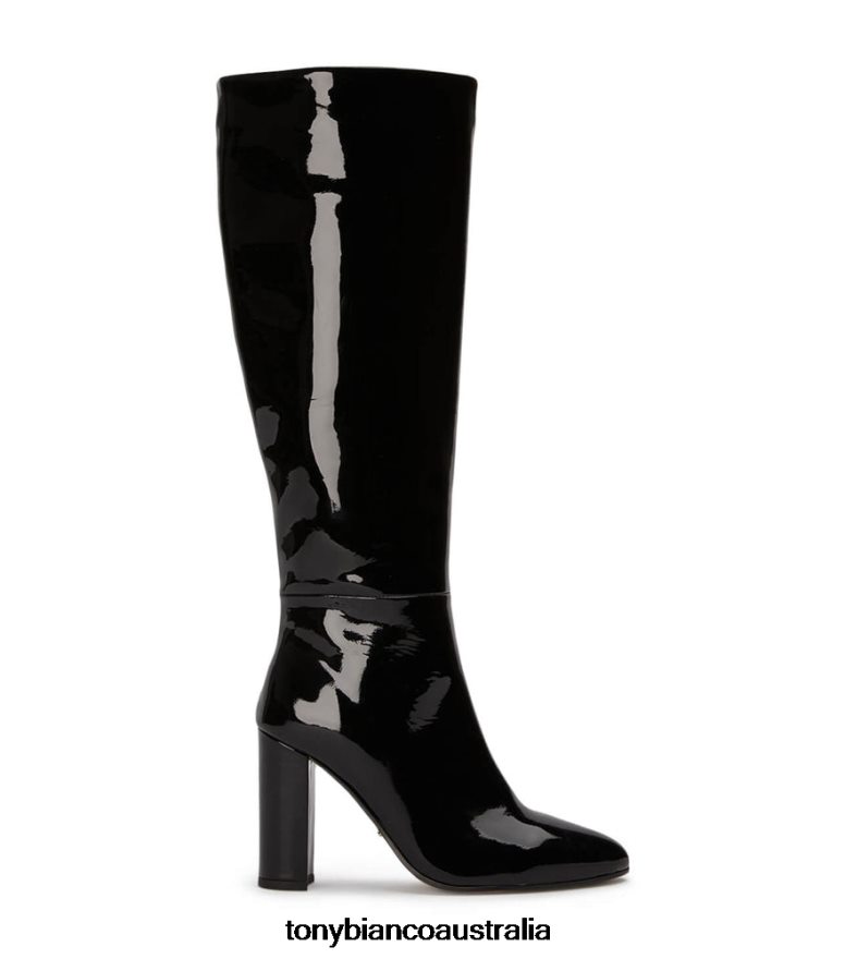 Tony Bianco | Women Black Patent Boss Calf Boots DD6F6J435