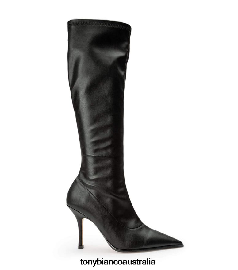 Tony Bianco | Women Black Venezia Knight Calf Boots DD6F6J407