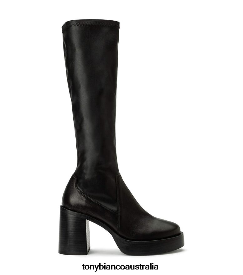 Tony Bianco | Women Black Venice/Black Venezia Tibby Calf Boots DD6F6J448