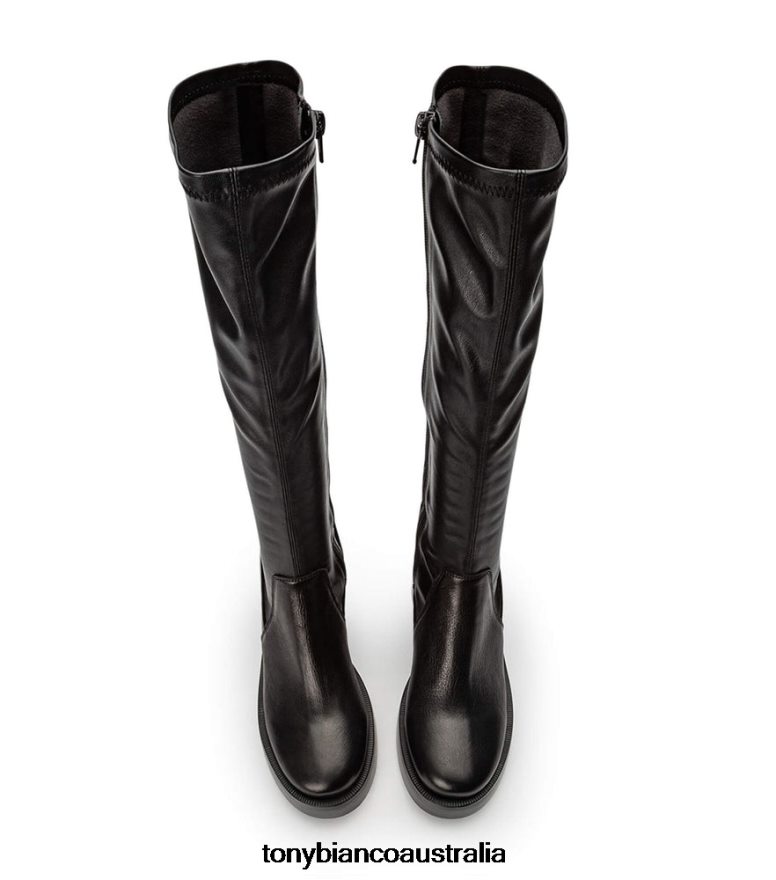 Tony Bianco | Women Black Venice/Black Venezia Tibby Calf Boots DD6F6J448