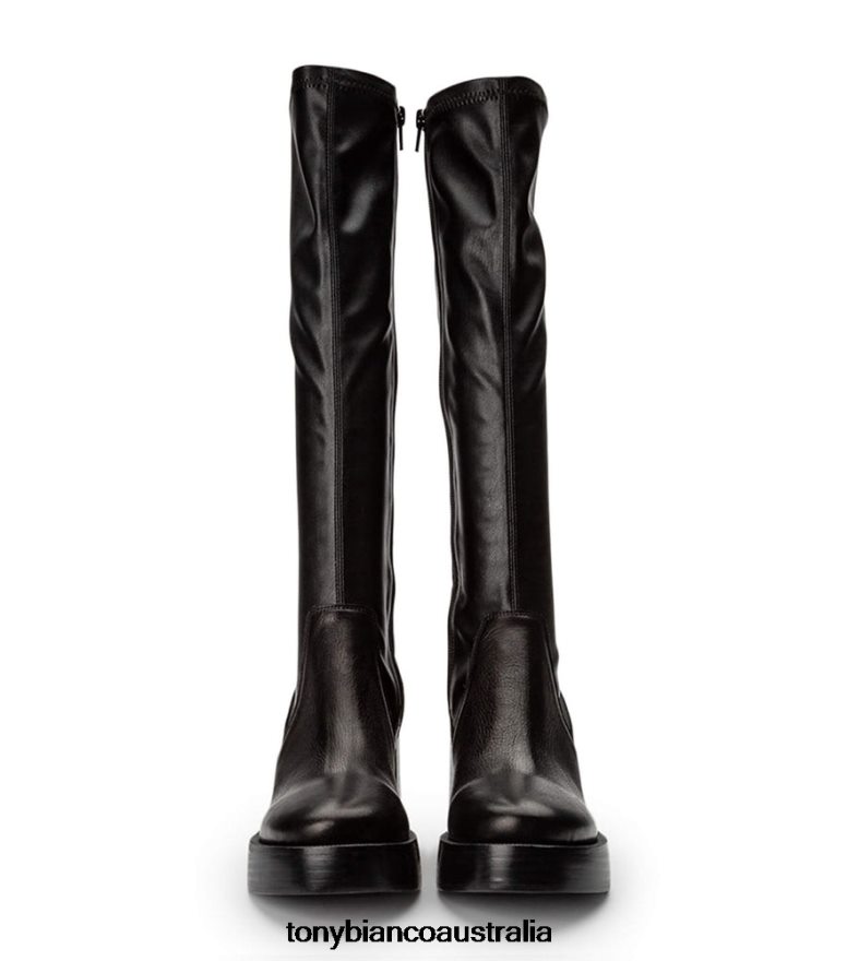 Tony Bianco | Women Black Venice/Black Venezia Tibby Calf Boots DD6F6J448