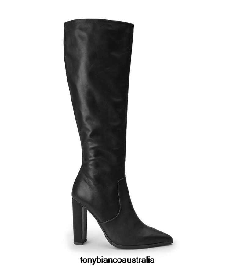 Tony Bianco | Women Black Venice Lucille Calf Boots DD6F6J453
