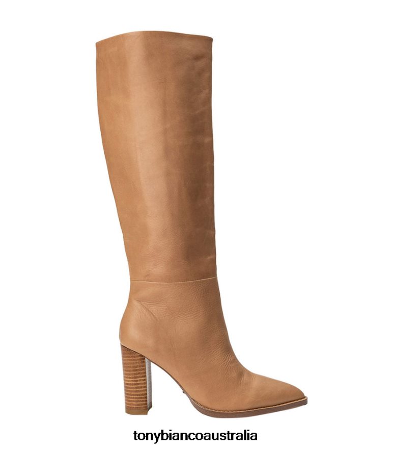 Tony Bianco | Women Caramel Venice Skyla Calf Boots DD6F6J469