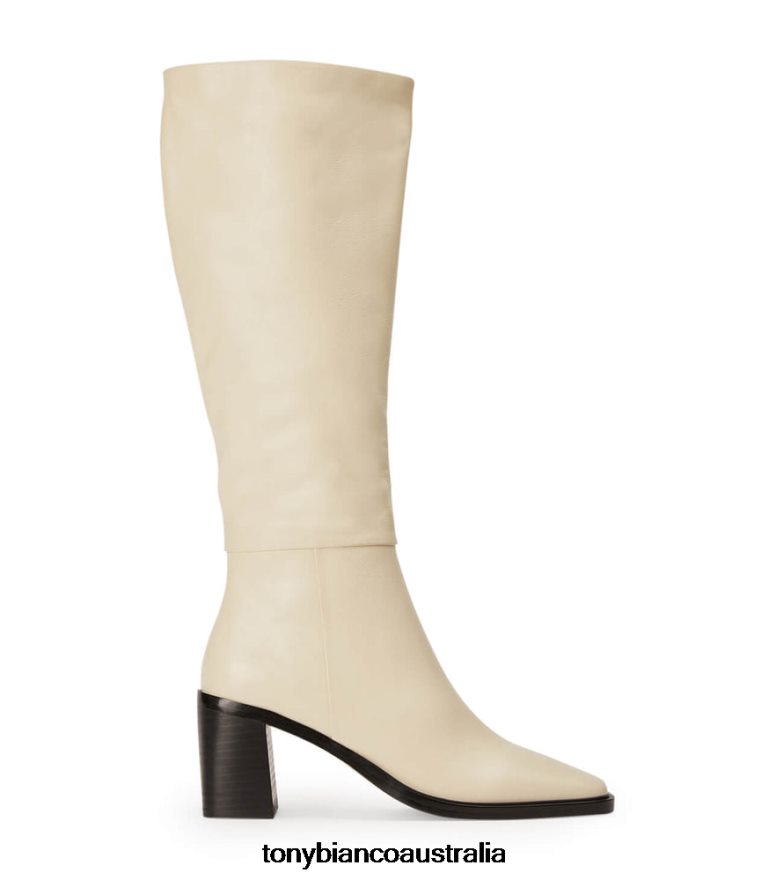 Tony Bianco | Women Ecru Venice Darby Calf Boots DD6F6J463