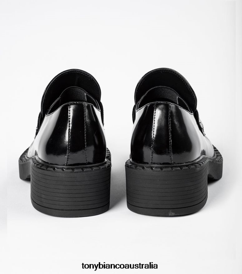 Tony Bianco | Women Black Hi Shine Corvette Casual Shoes DD6F6J591