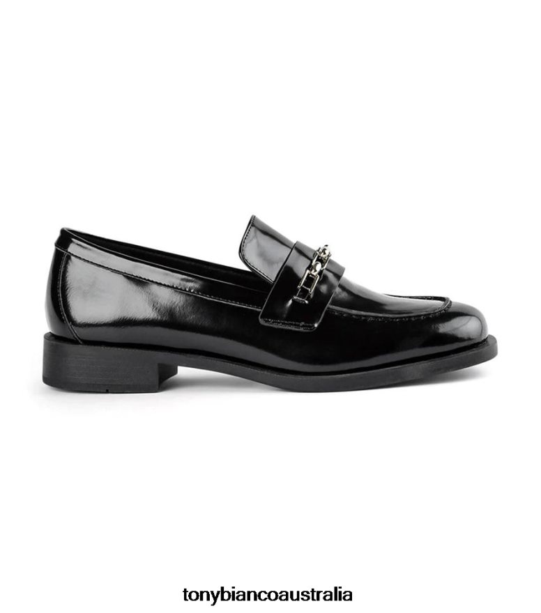 Tony Bianco | Women Black Hi Shine Rebecca Flats DD6F6J599