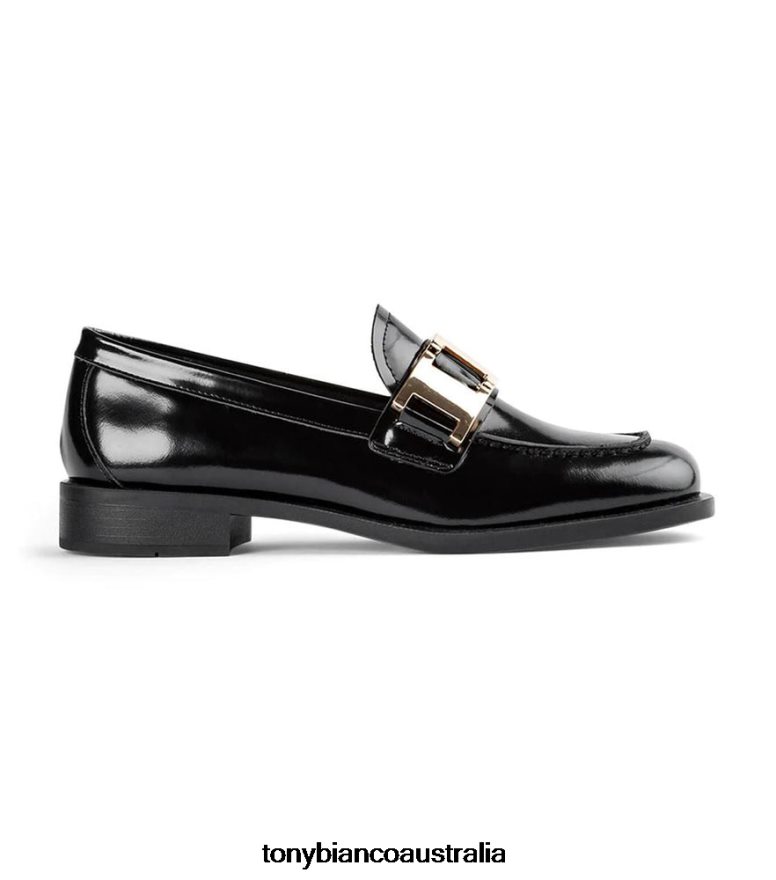 Tony Bianco | Women Black Hi Shine Ruiz Flats DD6F6J600