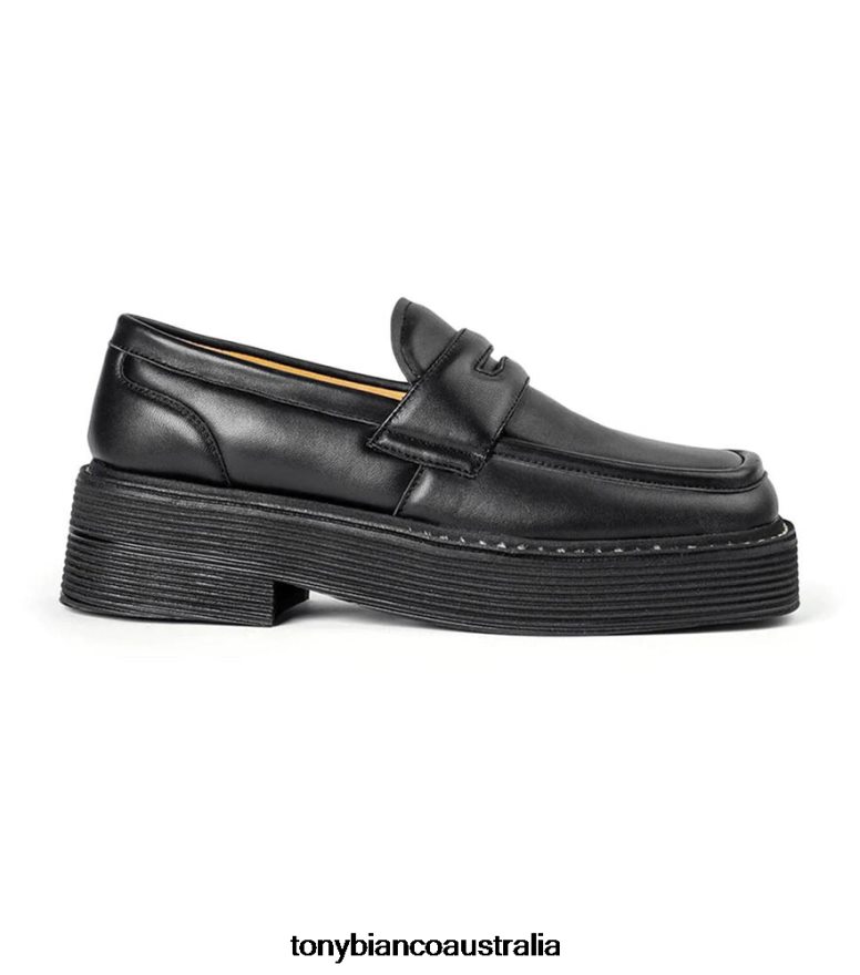 Tony Bianco | Women Black Nappa Granite Casual Shoes DD6F6J592