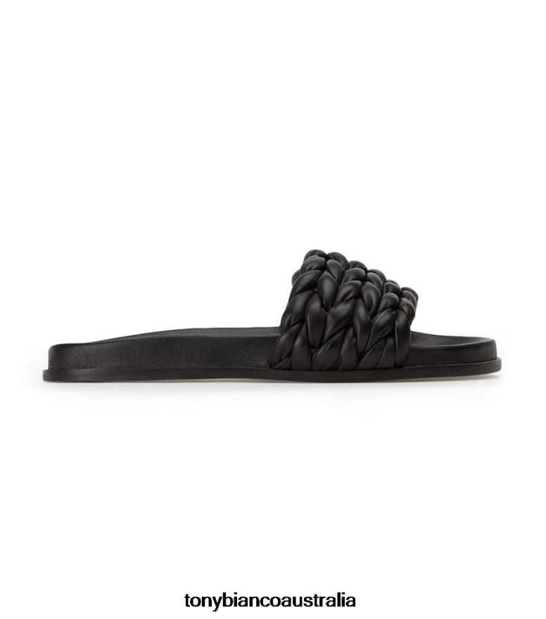 Tony Bianco | Women Black Nappa Layton Sandals DD6F6J636