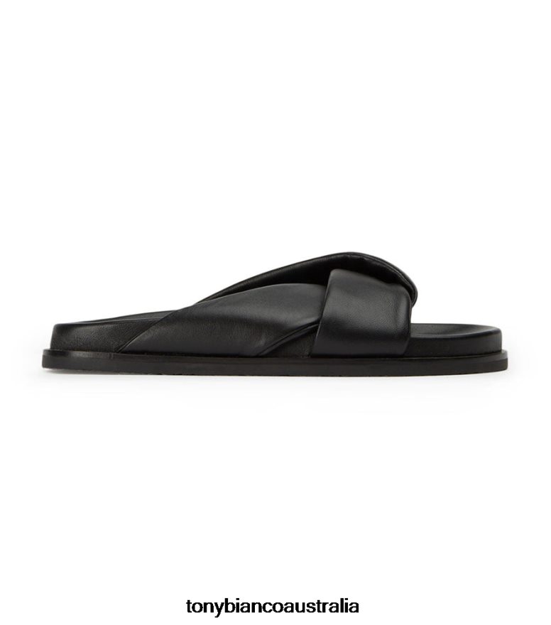 Tony Bianco | Women Black Nappa Lora Sandals DD6F6J633