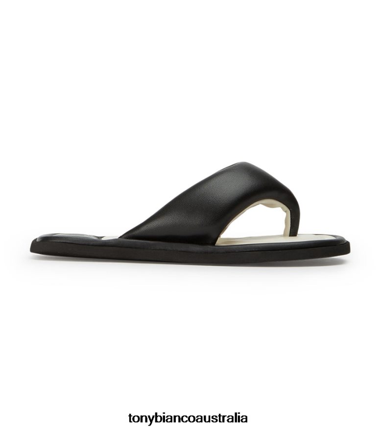 Tony Bianco | Women Black Nappa Nikki Flats DD6F6J655