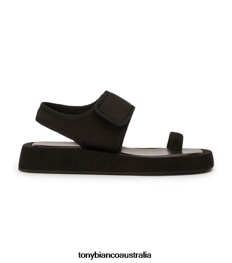 Tony Bianco | Women Black Neoprene Iso Sandals DD6F6J651